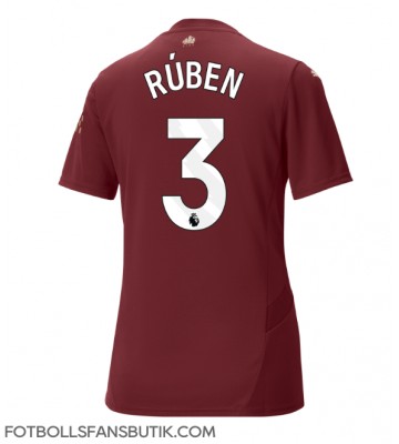 Manchester City Ruben Dias #3 Replika Tredje Tröja Damer 2024-25 Kortärmad